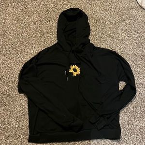 black sunflower hoodie